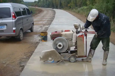 混凝土道路施工